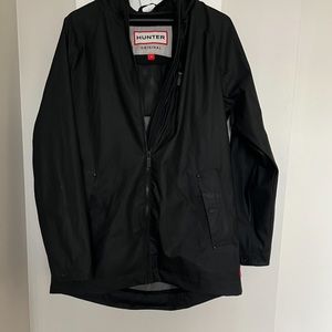 HUNTER RAINCOAT - UNISEX -3/4 length with hood. NEW without tags